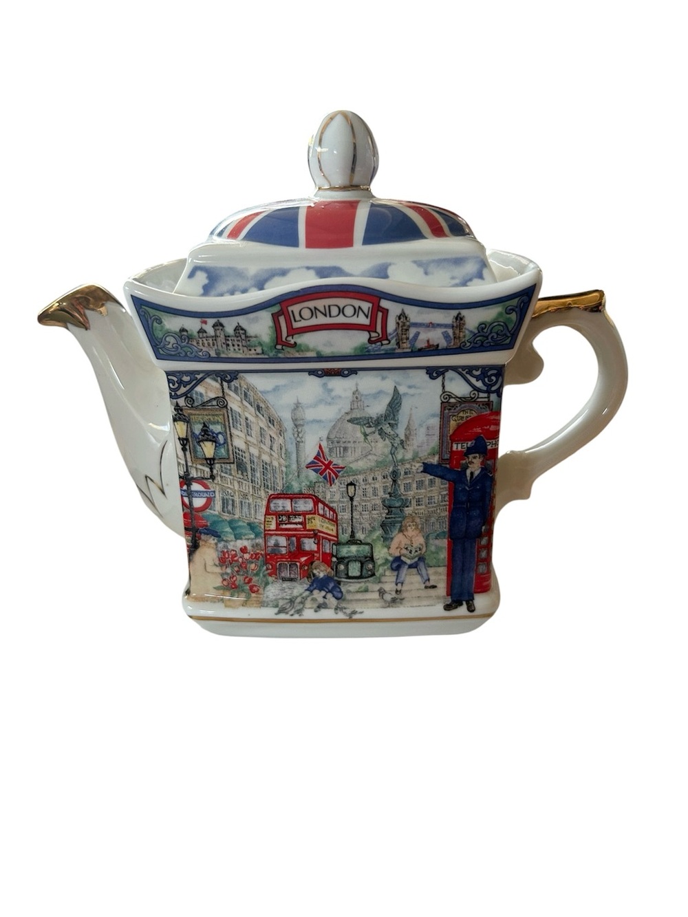 James Sadler Best of Piccadilly Square London England Teapot With Lid